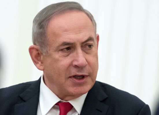 Russian President Vladimir Putin meets with Prime Minister of Israel Benjamin Netanyahu