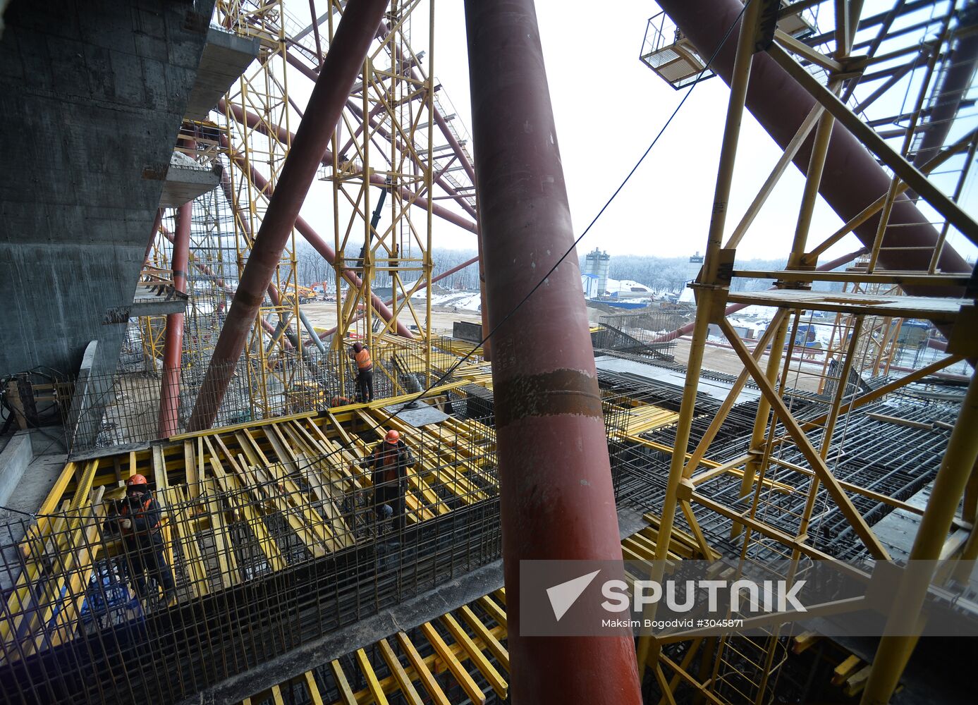 Construction of Samara Arena Stadium
