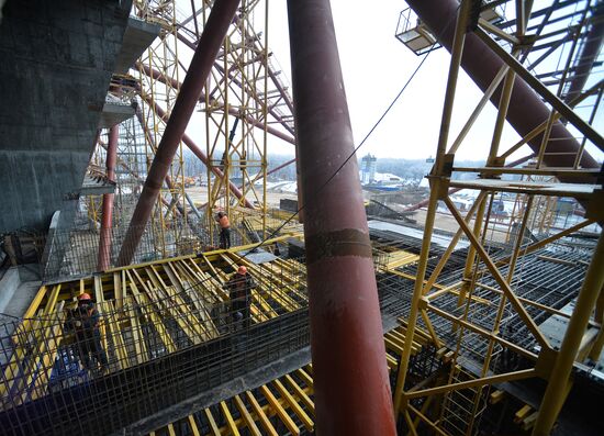Construction of Samara Arena Stadium