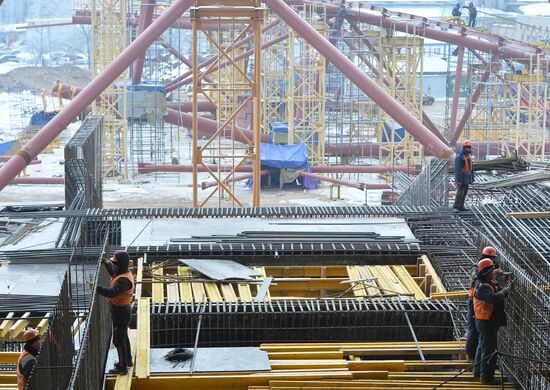 Construction of Samara Arena Stadium