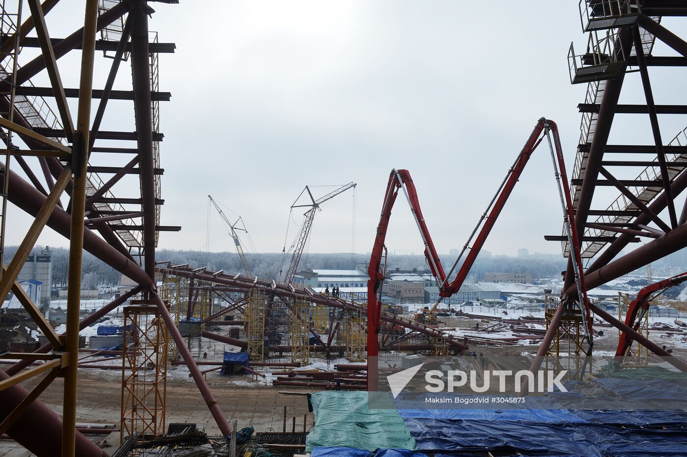 Construction of Samara Arena Stadium