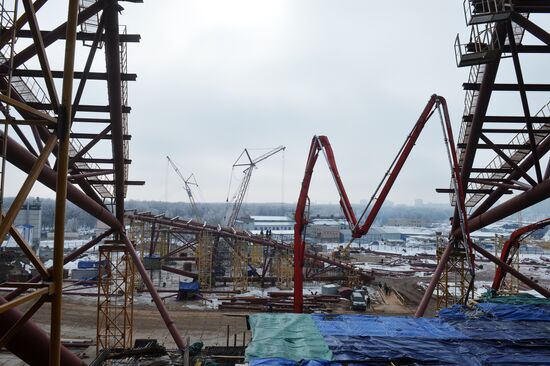Construction of Samara Arena Stadium