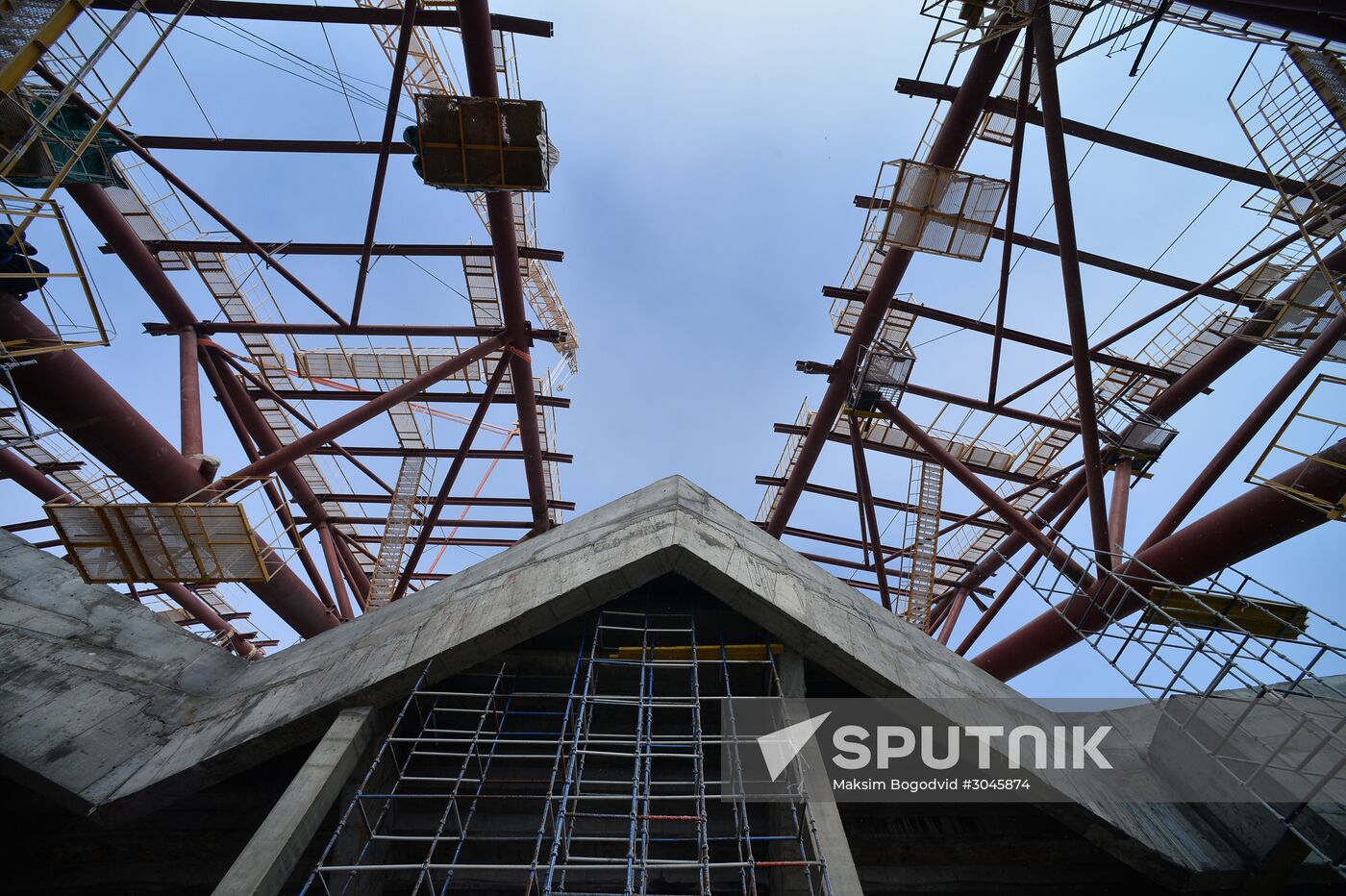 Construction of Samara Arena Stadium