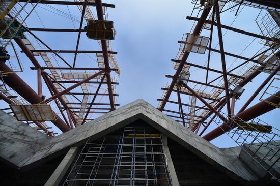 Construction of Samara Arena Stadium