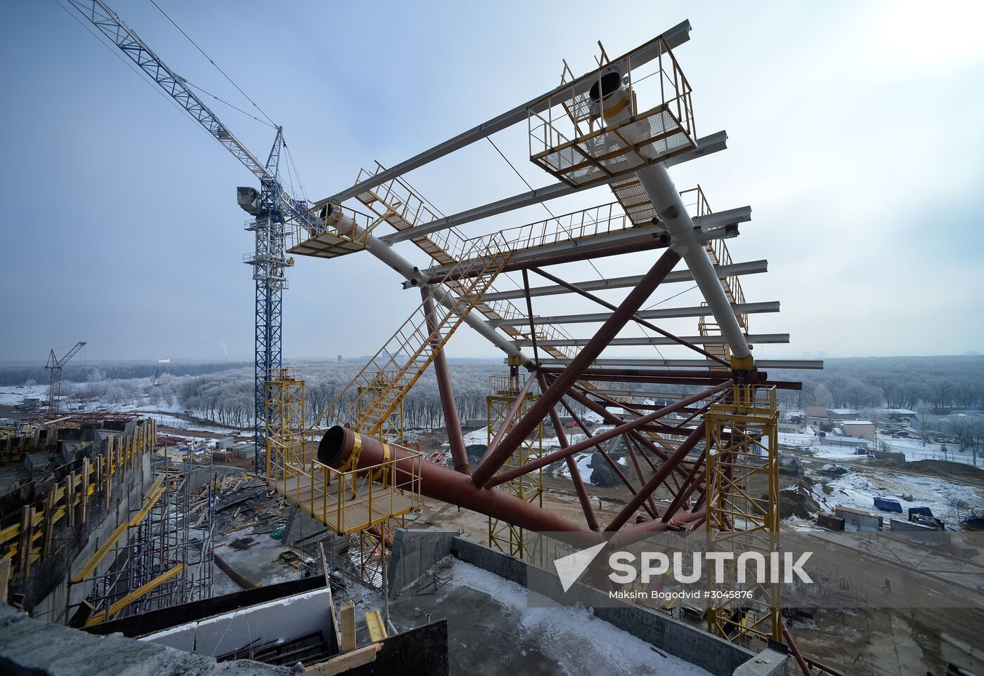 Construction of Samara Arena Stadium