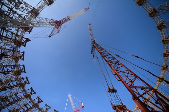 Construction of Samara Arena Stadium