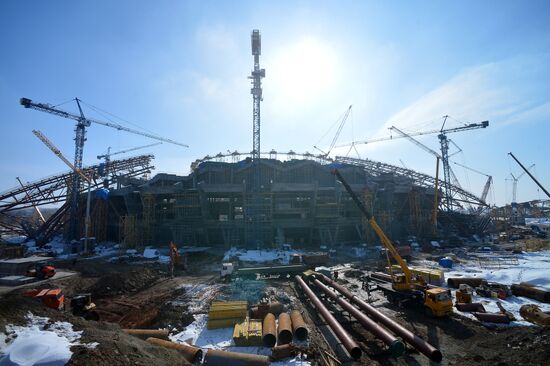 Construction of Samara Arena Stadium