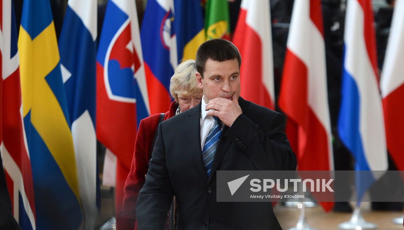 European Council meeting in Brussels