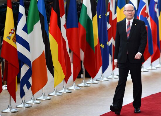 European Council meeting in Brussels