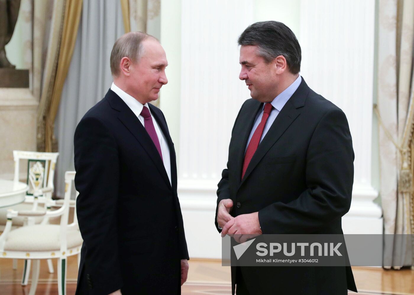 President Putin meets with German Foreign Minister Gabriel