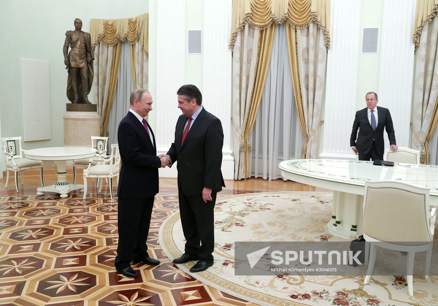 President Putin meets with German Foreign Minister Gabriel