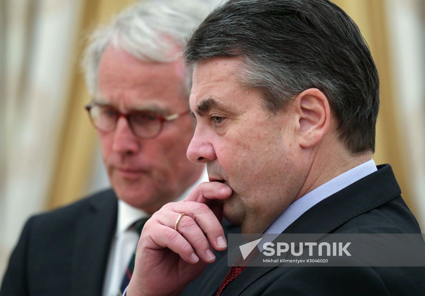 President Putin meets with German Foreign Minister Gabriel