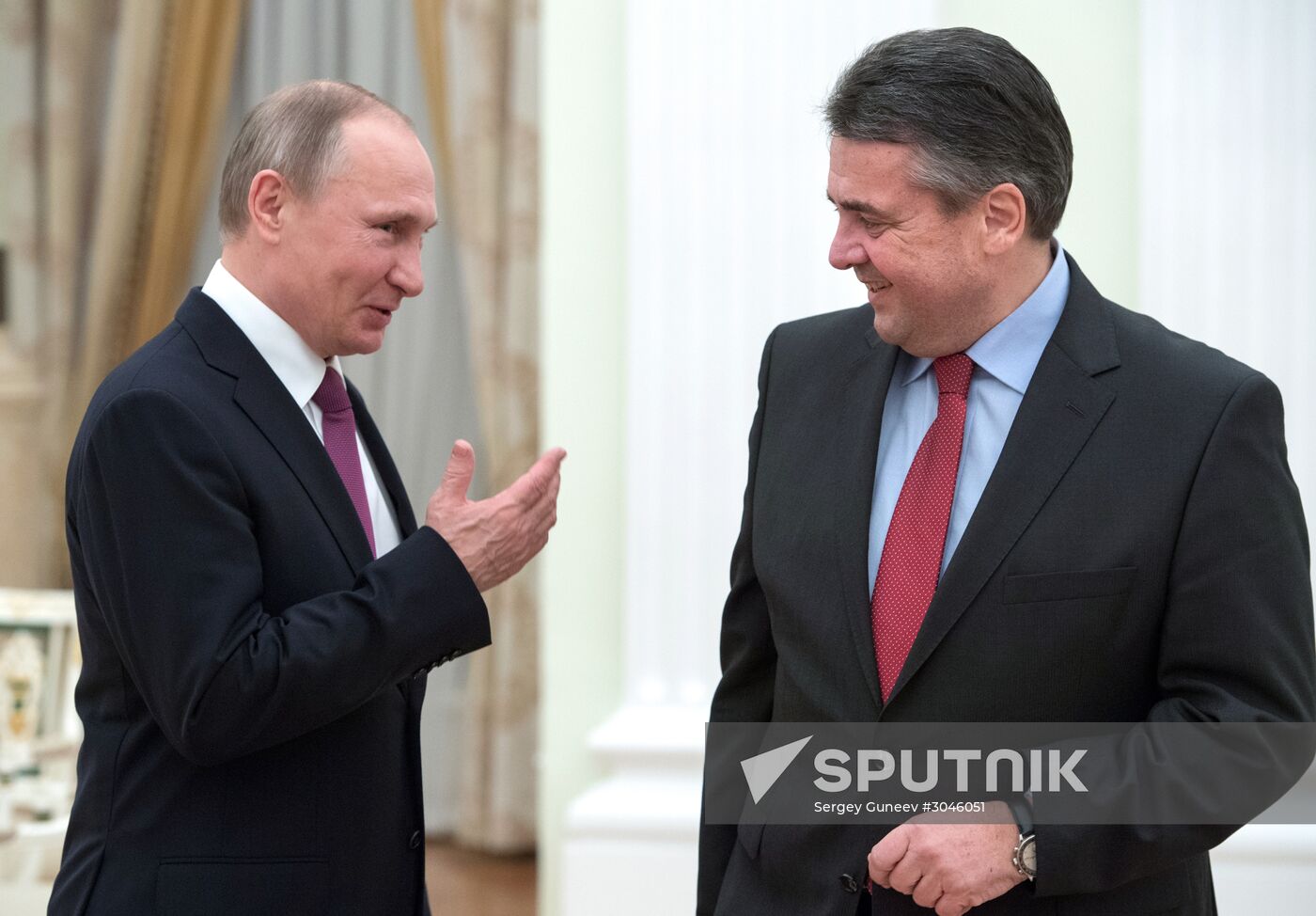President Putin meets with German Foreign Minister Gabriel