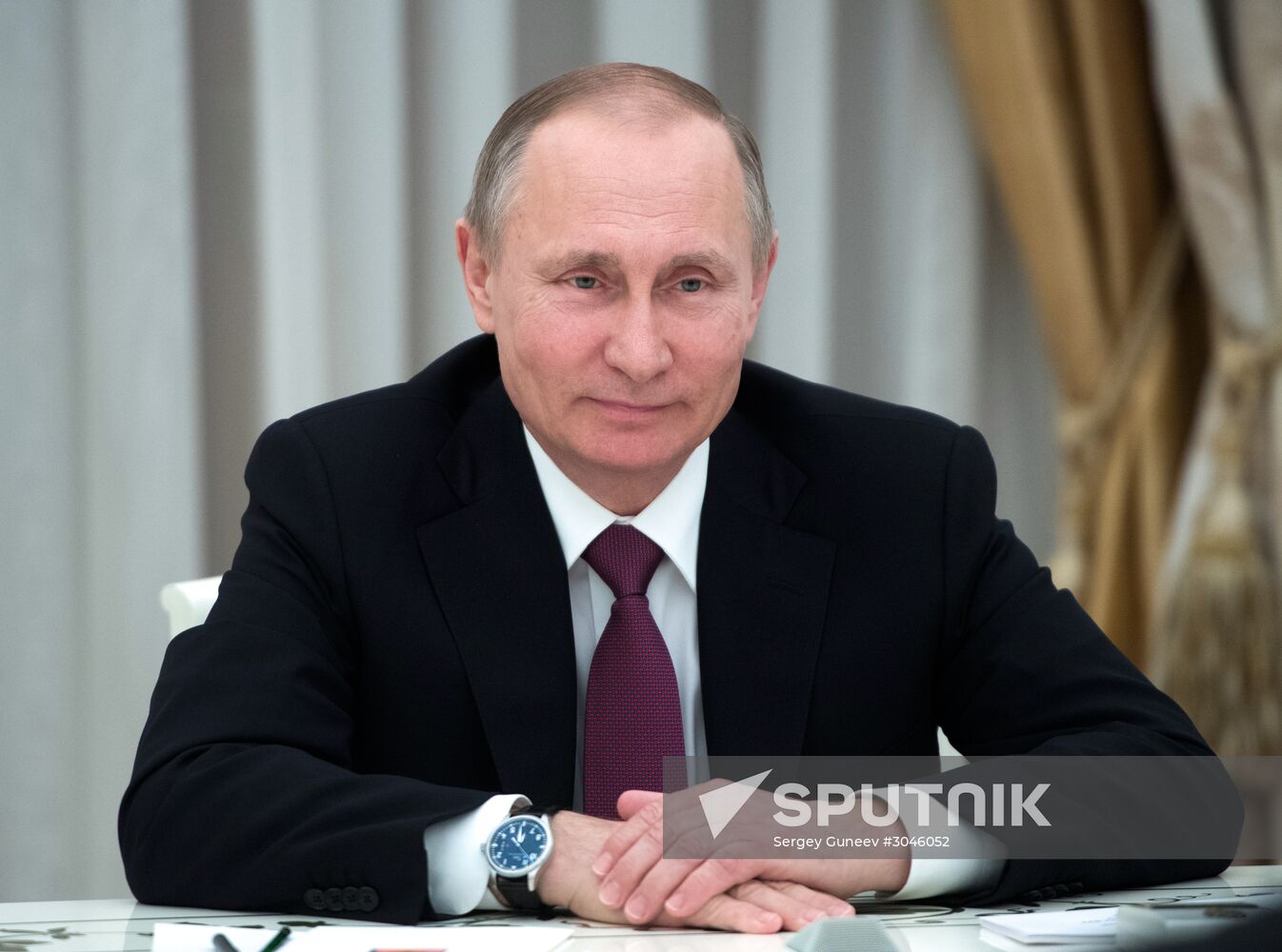 President Putin meets with German Foreign Minister Gabriel