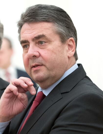 President Putin meets with German Foreign Minister Gabriel