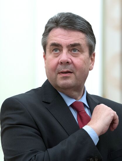 President Putin meets with German Foreign Minister Gabriel