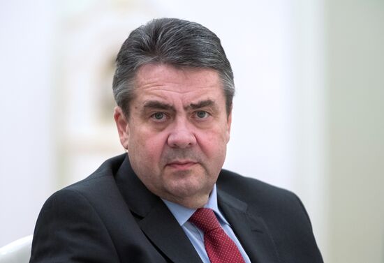 President Putin meets with German Foreign Minister Gabriel