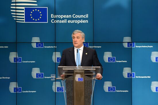European Council meeting in Brussels