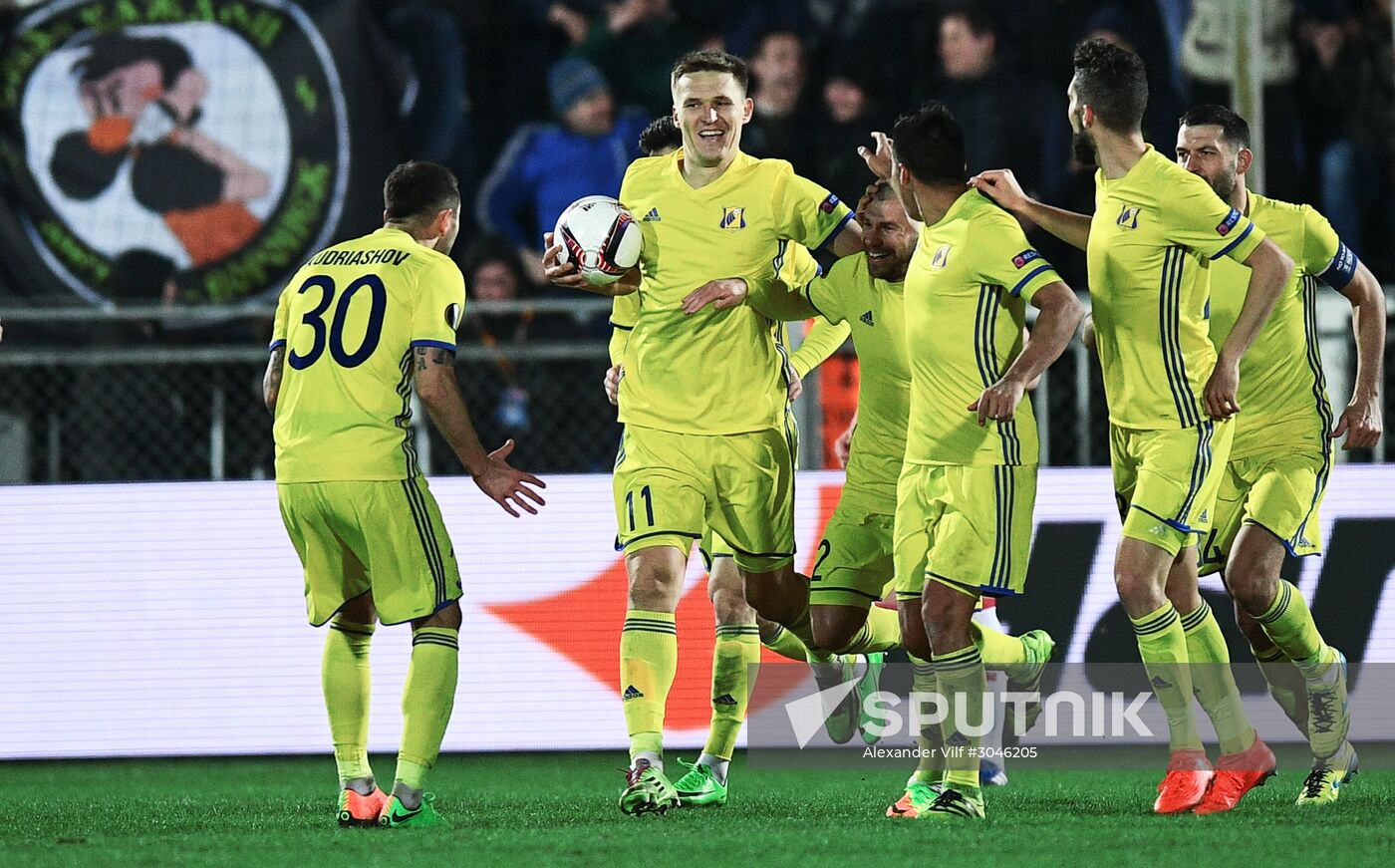 UEFA Europa League. Rostov vs. Manchester United
