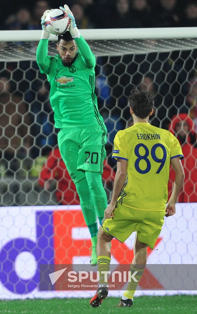 UEFA Europa League. Rostov vs. Manchester United