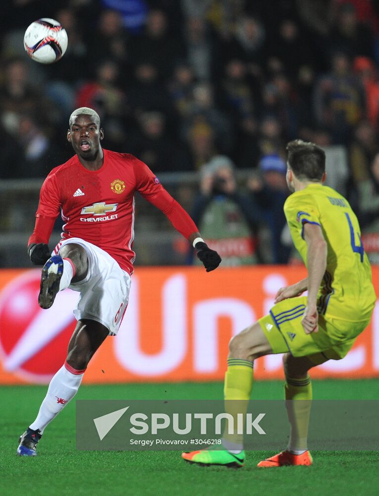 UEFA Europa League. Rostov vs. Manchester United