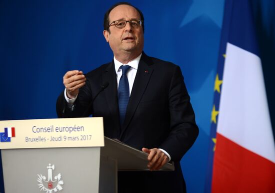 European Council meeting in Brussels