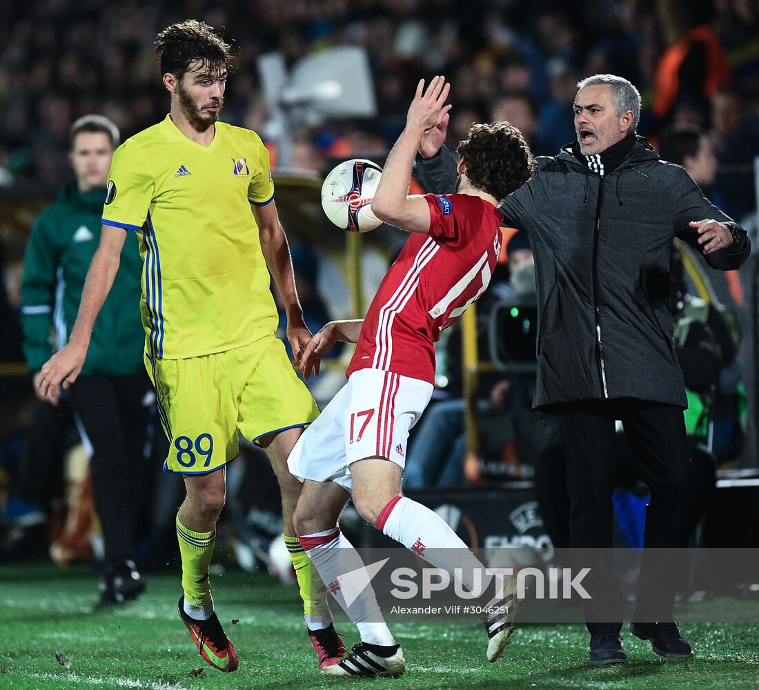 UEFA Europa League. Rostov vs. Manchester United