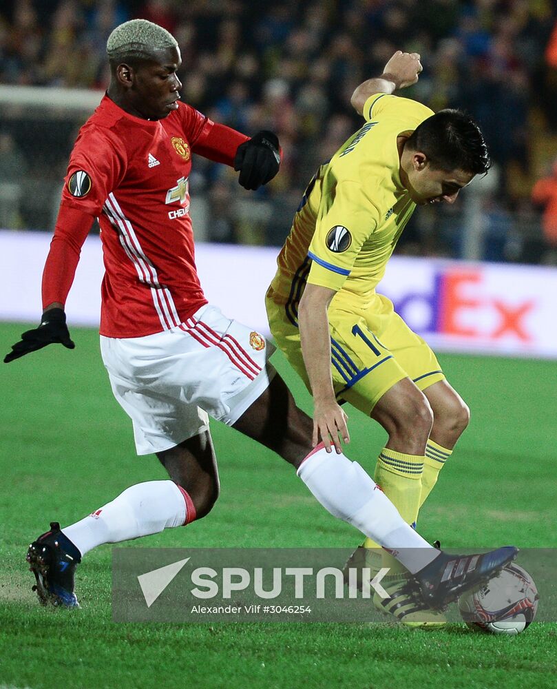 UEFA Europa League. Rostov vs. Manchester United