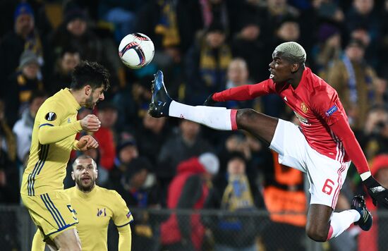 Football. Europa League. Rostov vs. Manchester United