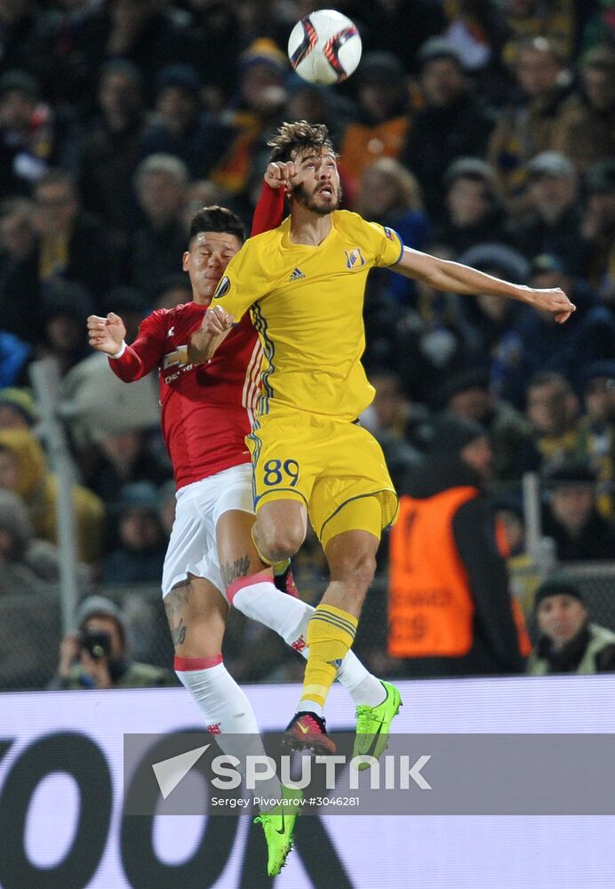 Football. Europa League. Rostov vs. Manchester United