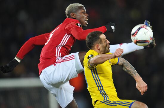 Football. Europa League. Rostov vs. Manchester United