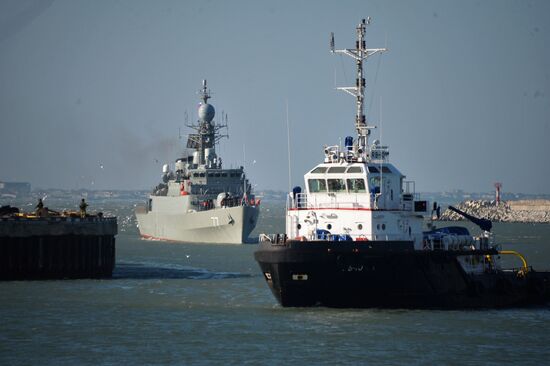 Iranian Navy delegation arrives in Makhachkala