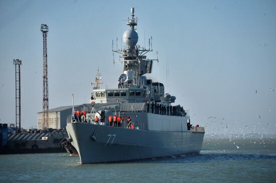 Iranian Navy delegation arrives in Makhachkala