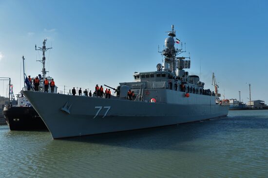 Iranian Navy delegation arrives in Makhachkala