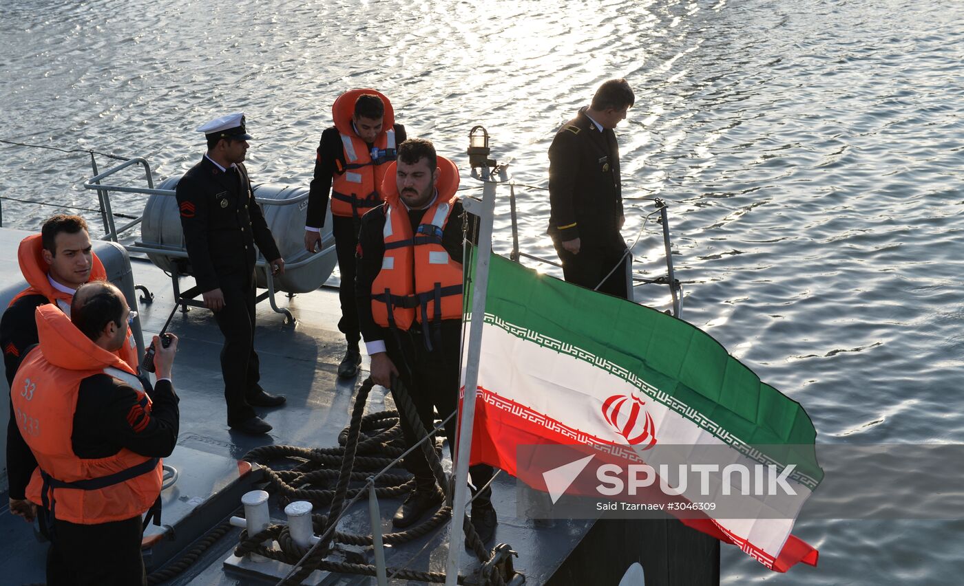 Iranian Navy delegation arrives in Makhachkala