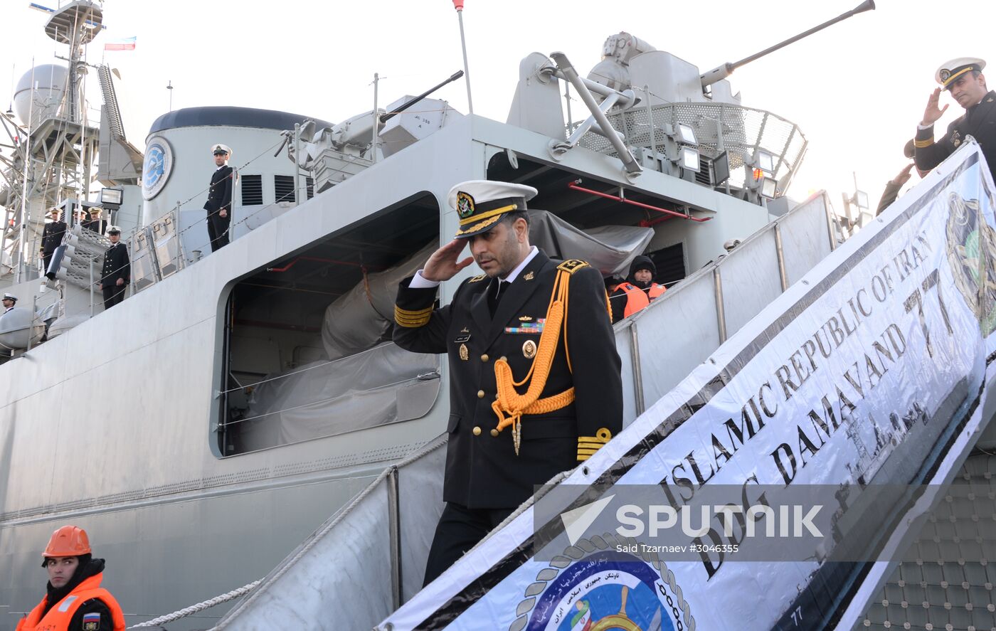 Iranian Navy delegation arrives in Makhachkala