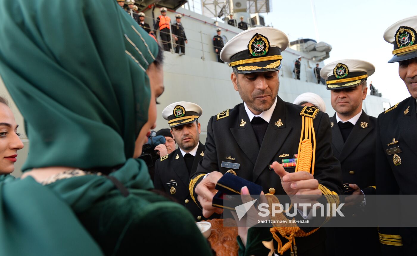 Iranian Navy delegation arrives in Makhachkala