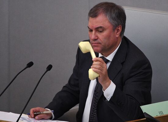 State Duma plenary session