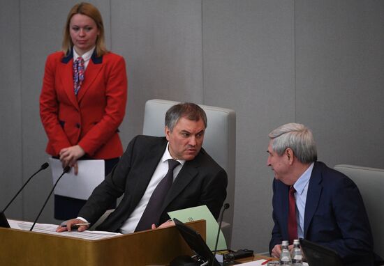State Duma plenary session
