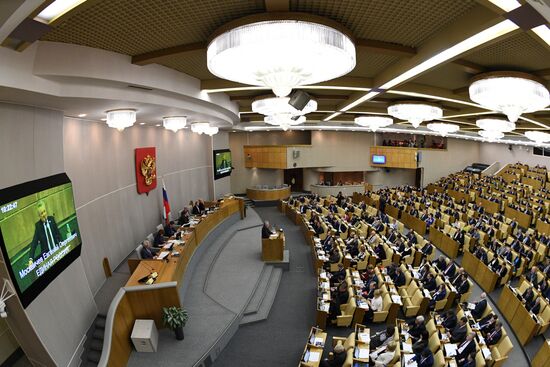 State Duma plenary meeting