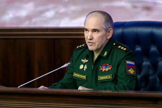 Briefing by Colonel-General Sergei Rudsky, Chief of the Main Operations Directorate of the General Staff