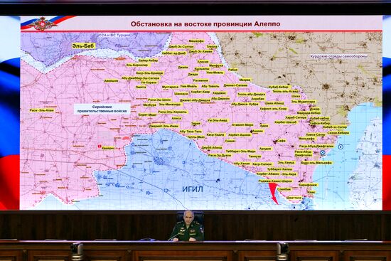 Briefing by Colonel-General Sergei Rudsky, Chief of the Main Operations Directorate of the General Staff