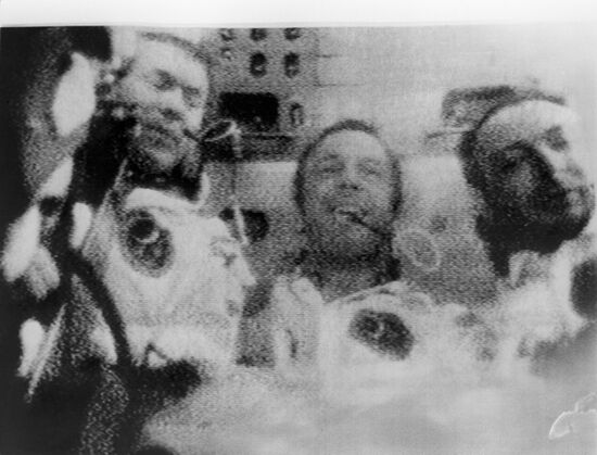 Apollo 14 flying to the Moon
