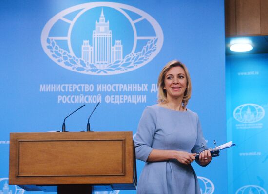 Briefing by Foreign Ministry Official Spokesperson Maria Zakharova