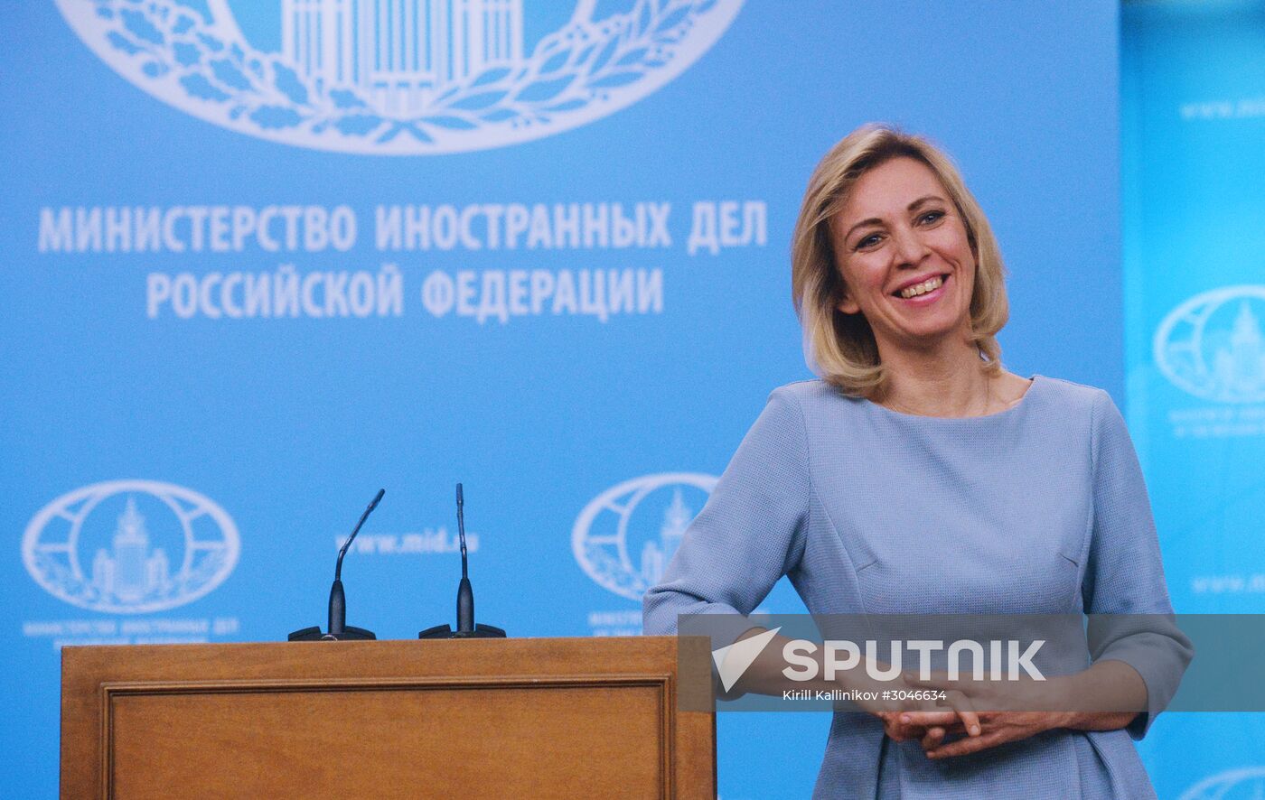 Briefing by Foreign Ministry Official Spokesperson Maria Zakharova
