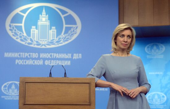 Briefing by Foreign Ministry Official Spokesperson Maria Zakharova