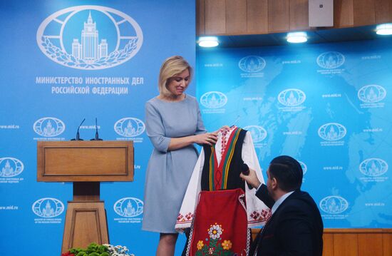 Briefing by Foreign Ministry Official Spokesperson Maria Zakharova