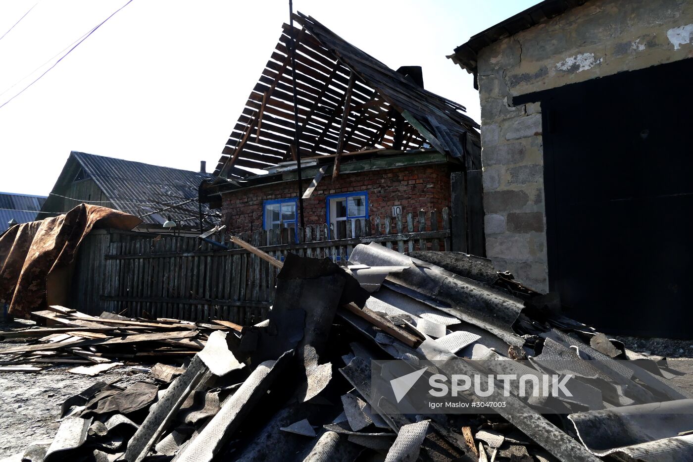 Consequences of shellings in Donetsk