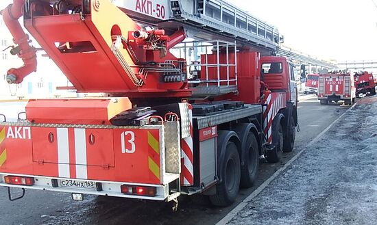 Fire in KuibyshevAzot chemical plant in Togliatti