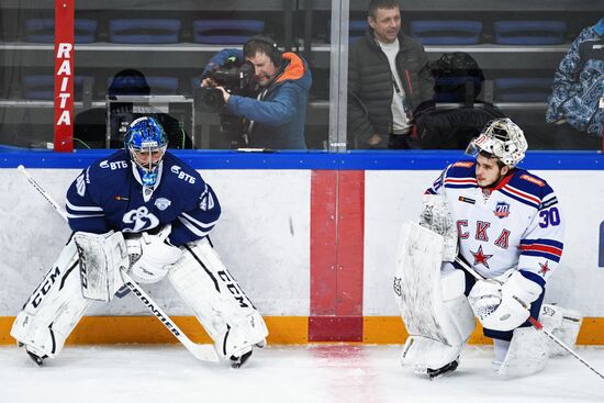 Ice hockey. KHL. Dynamo Moscow vs. SKA